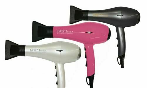 Gem Force Hair Gem Mini Hair Dryer Gem Force Intense Ionic Ceramic