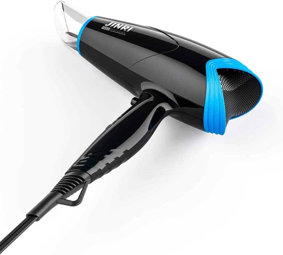 JINRI Professional Salon Ionic Ceramic Sterilization Hair Dryer Blow Dryer with Concentrator, ETL Certified