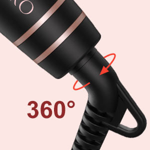 1.5 Inch Thermal Curling Brush for Natural Curls, Ionic Ceramic Heated Round Brush Adds Volume and Makes Hair Smoother, Dual Voltage Heated Round Brush Volumizer, Fast Heat-Up and Easy to Use
