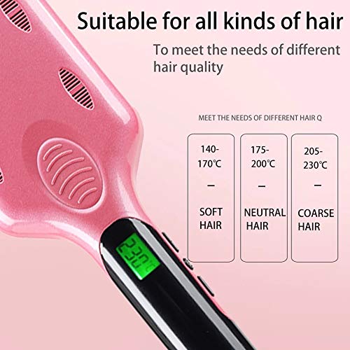 AIKO PRO 3 Barrel 1 Inch Ceramic Tourmaline Egg Roll Hair Curler Crimper Beachy Wavy Curling Iron Wand Deep Waver, with Adjustable LCD Temp Display & Fast Heating for Wet and Dry Hair