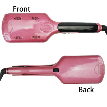 AIKO PRO 3 Barrel 1 Inch Ceramic Tourmaline Egg Roll Hair Curler Crimper Beachy Wavy Curling Iron Wand Deep Waver, with Adjustable LCD Temp Display & Fast Heating for Wet and Dry Hair