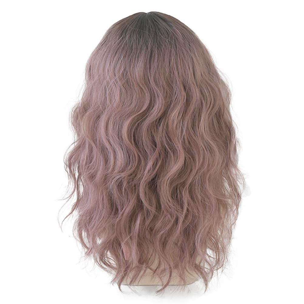 AIKO PRO Chic Korean Fashion 21 Inch Long Fluffy Curly Wavy Wig